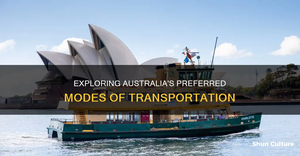 how do most people in australia move around