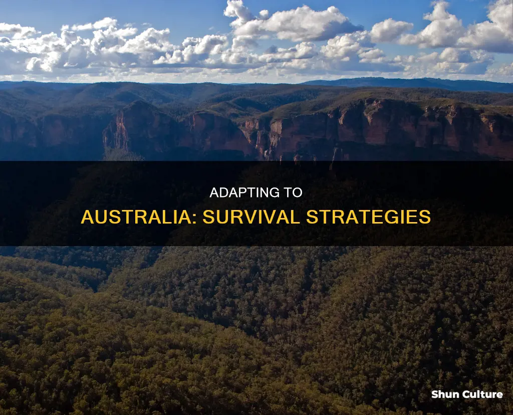 how do people adapt to the environment in australia