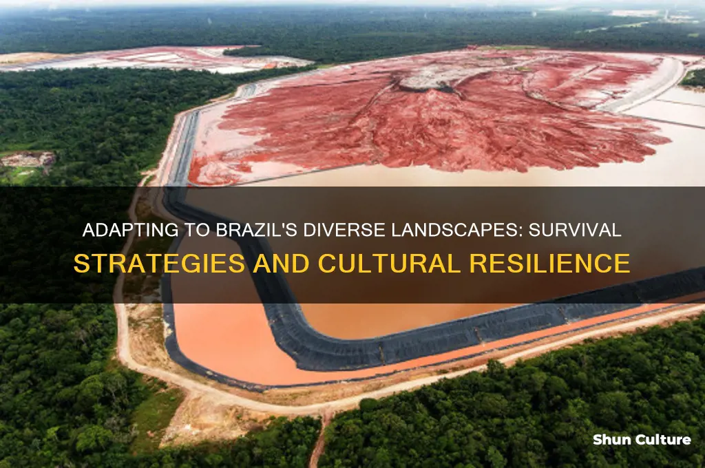 how do people adapt to their environment in brazil