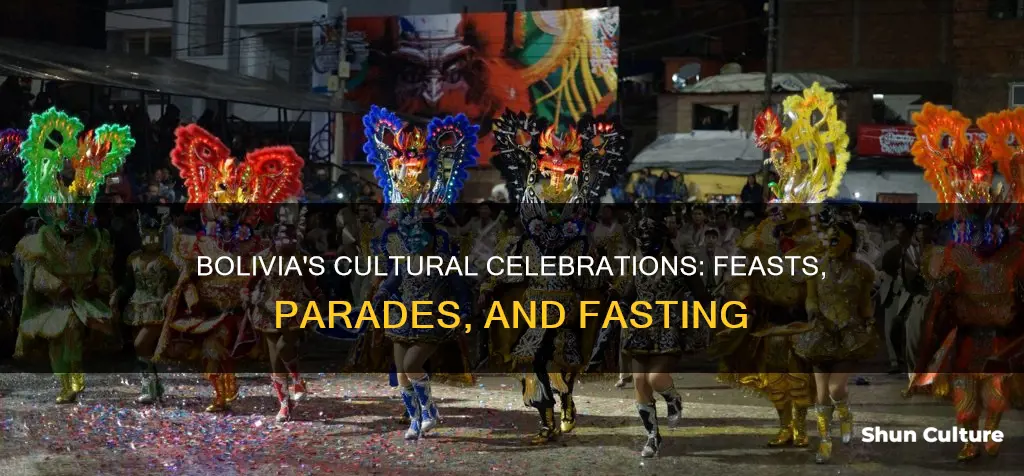 how do people celebrate feasts parades fasting in bolivia