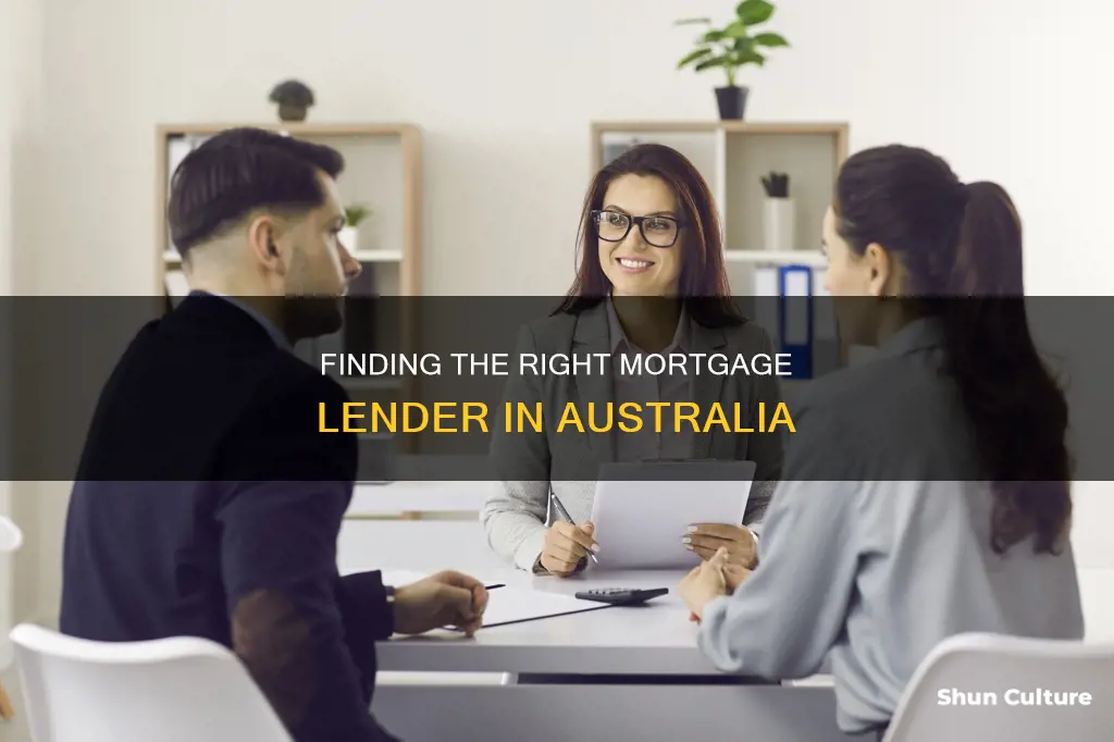how do people choose the right mortgage lender in australia