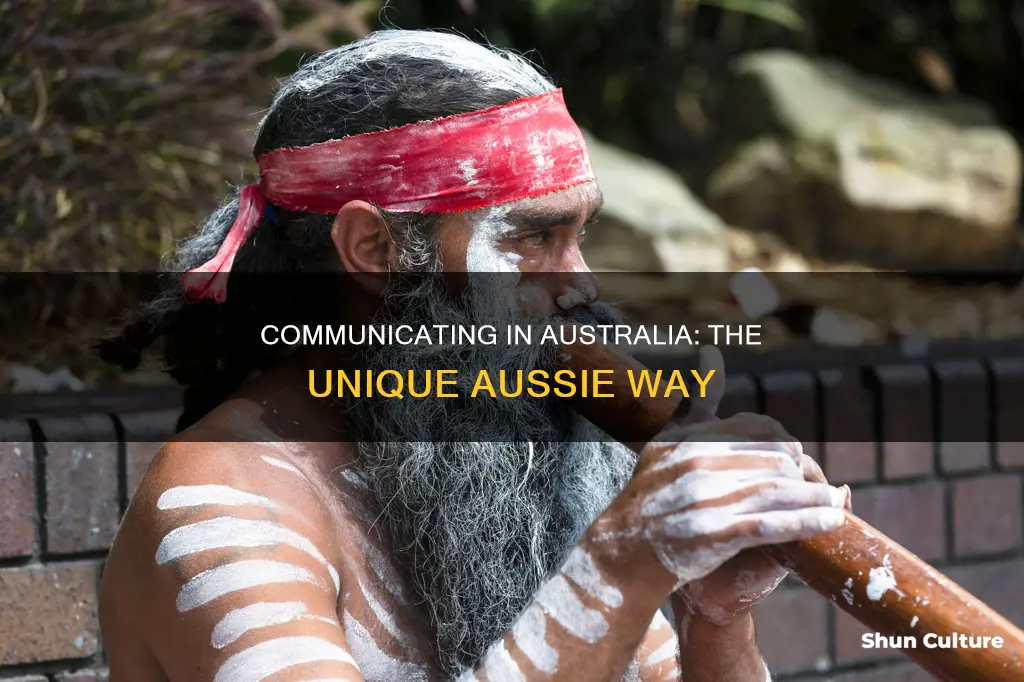 how do people communicate in australia