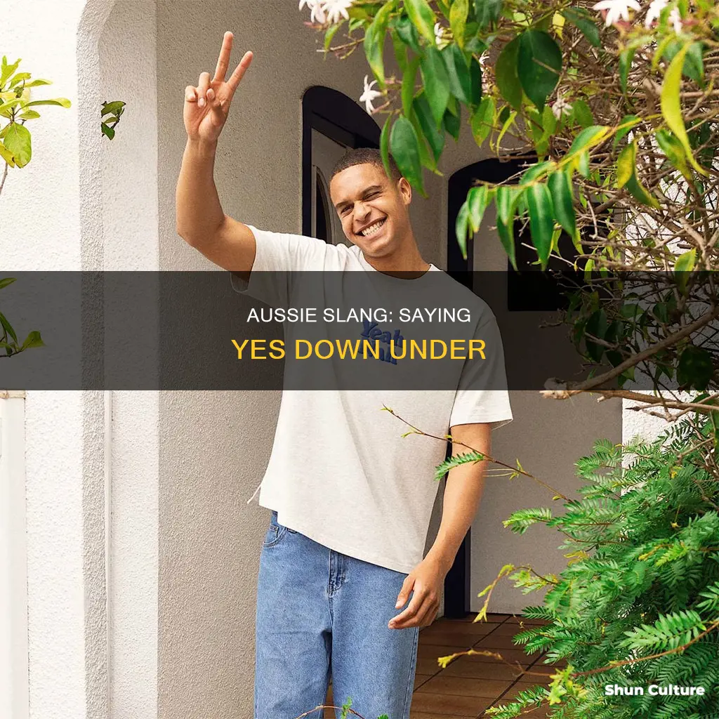 how do people from australia say yes