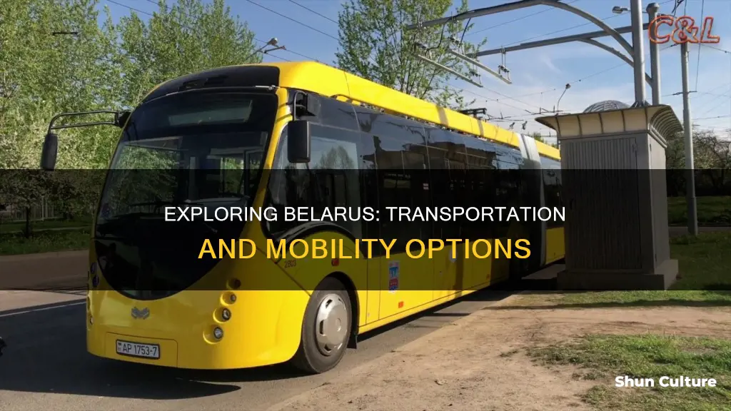 how do people get around in belarus