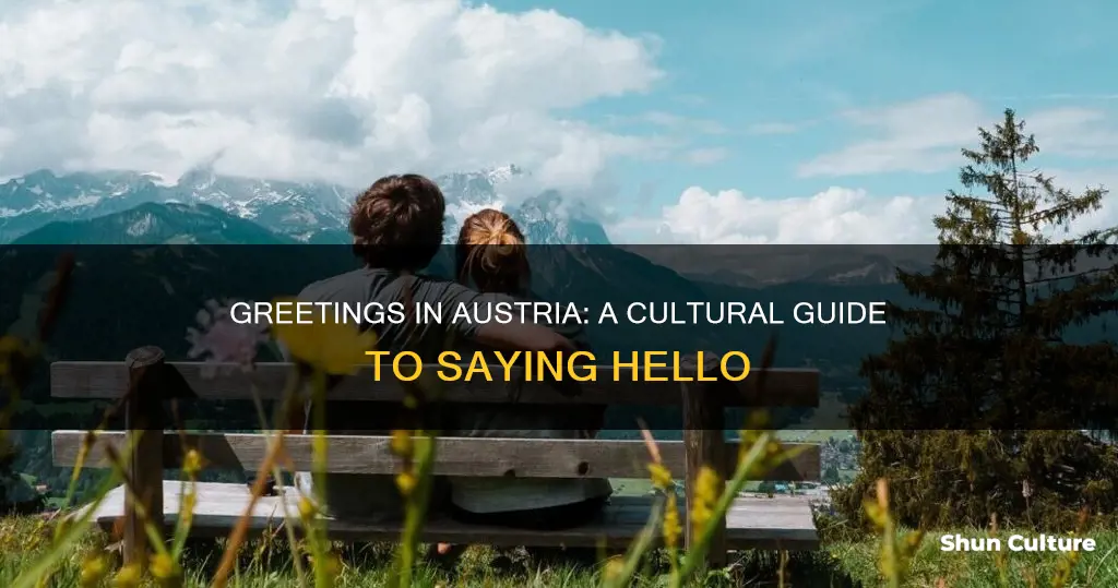 how do people greet in austria