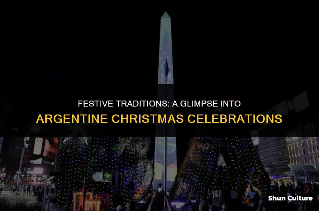 how do people in argentina celebrate christmas