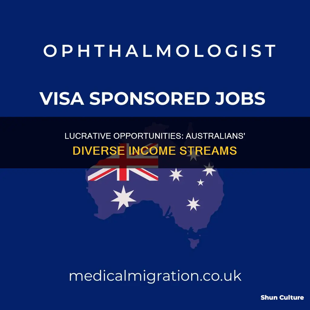 how do people in australia make money