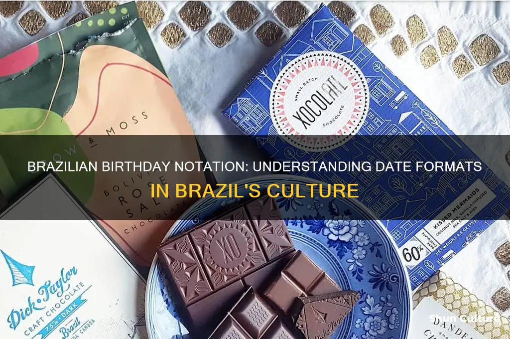 how do people in brazil write birthdays