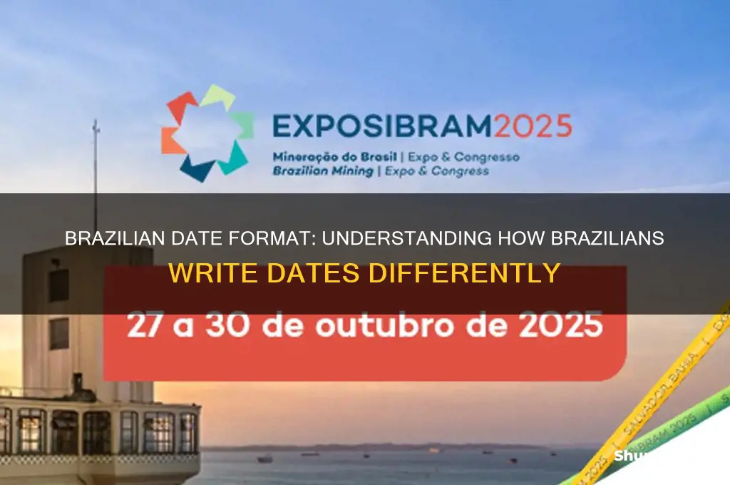 how do people in brazil write dates