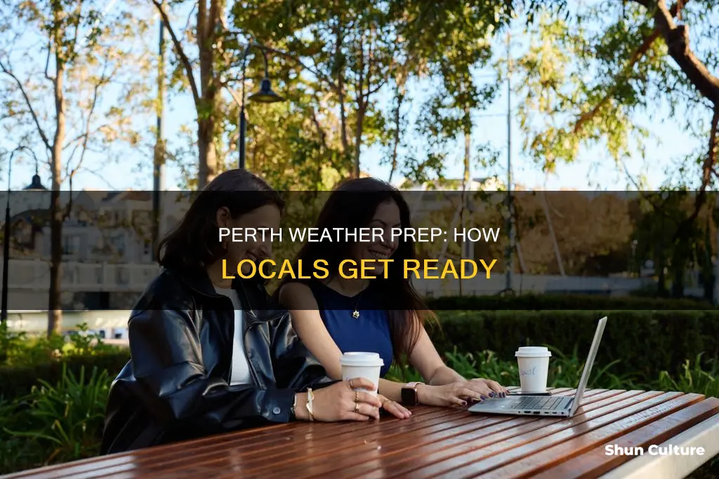 how do people in perth australia prepare for the weather