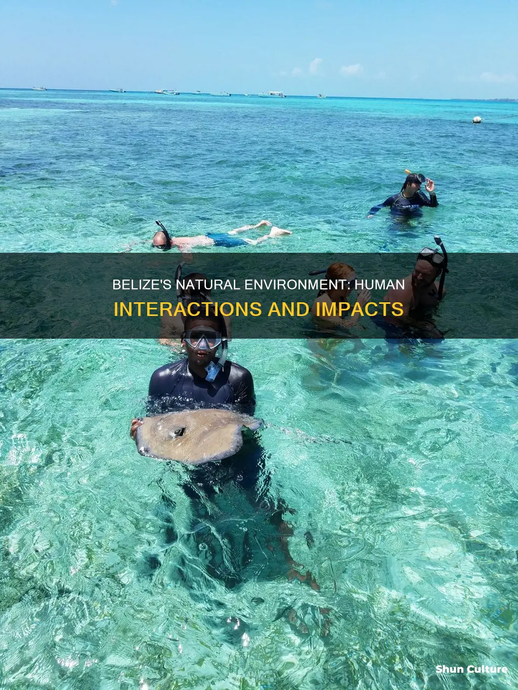 how do people interact with the environment in belize