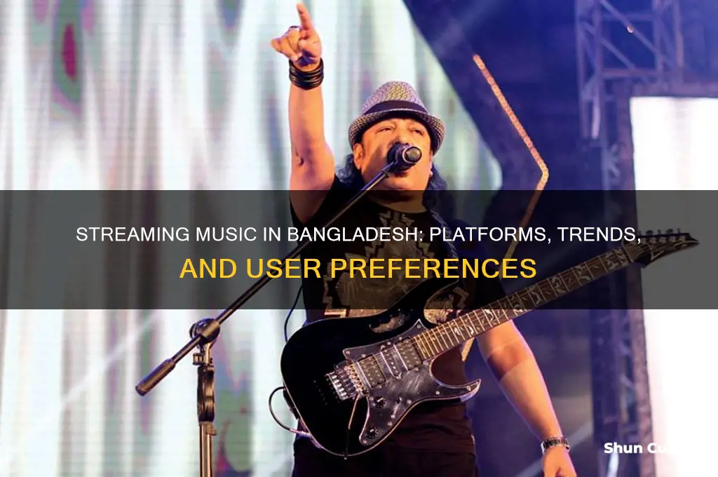 how do people stream music in bangladesh