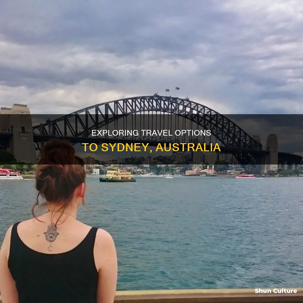 how do people travel to and from sydney australia