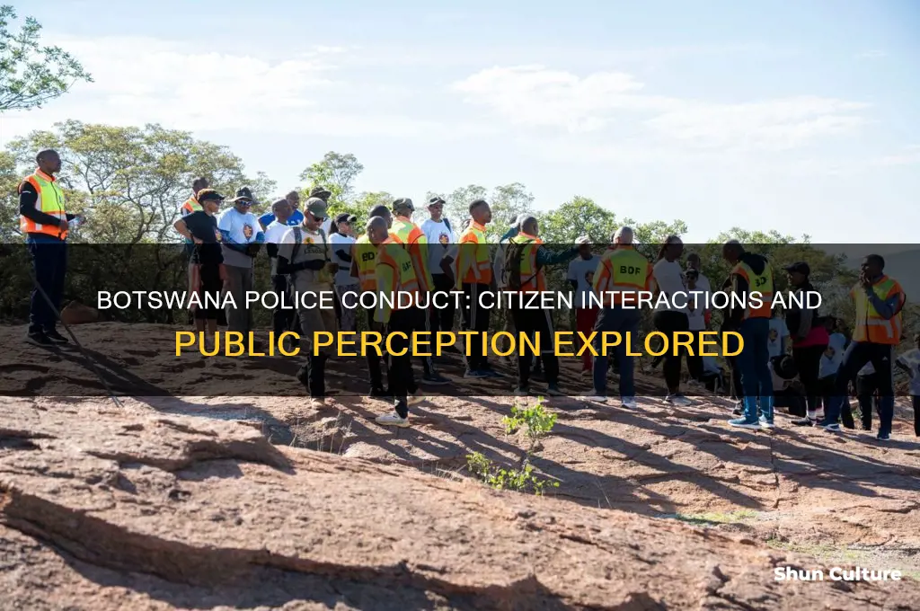 how do police officers in botswana treat normal citizens