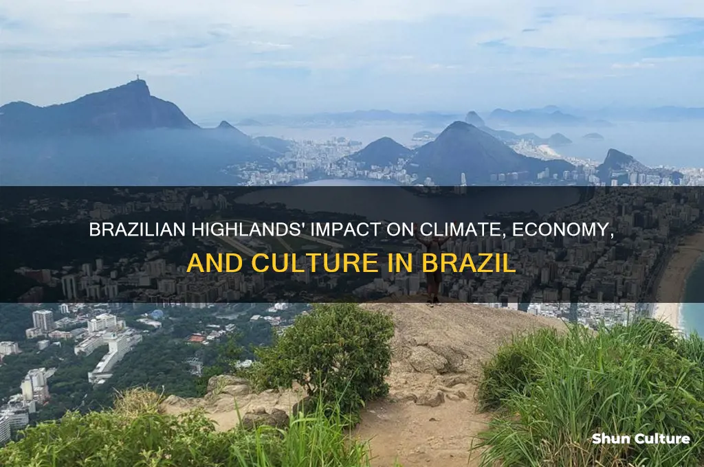 how do the brazilian highlands affect brazil