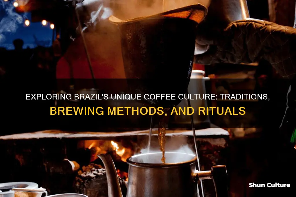 how do they drink coffee in brazil