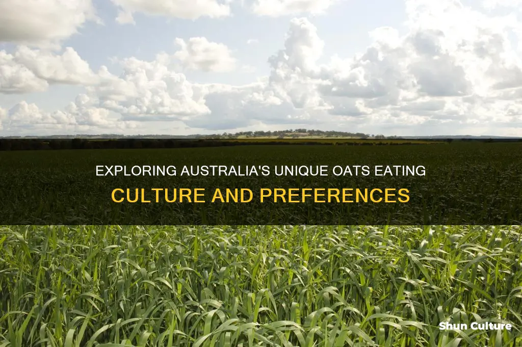 how do they eat oats in australia