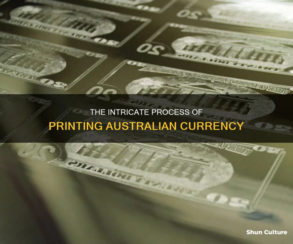 how do they print australian money