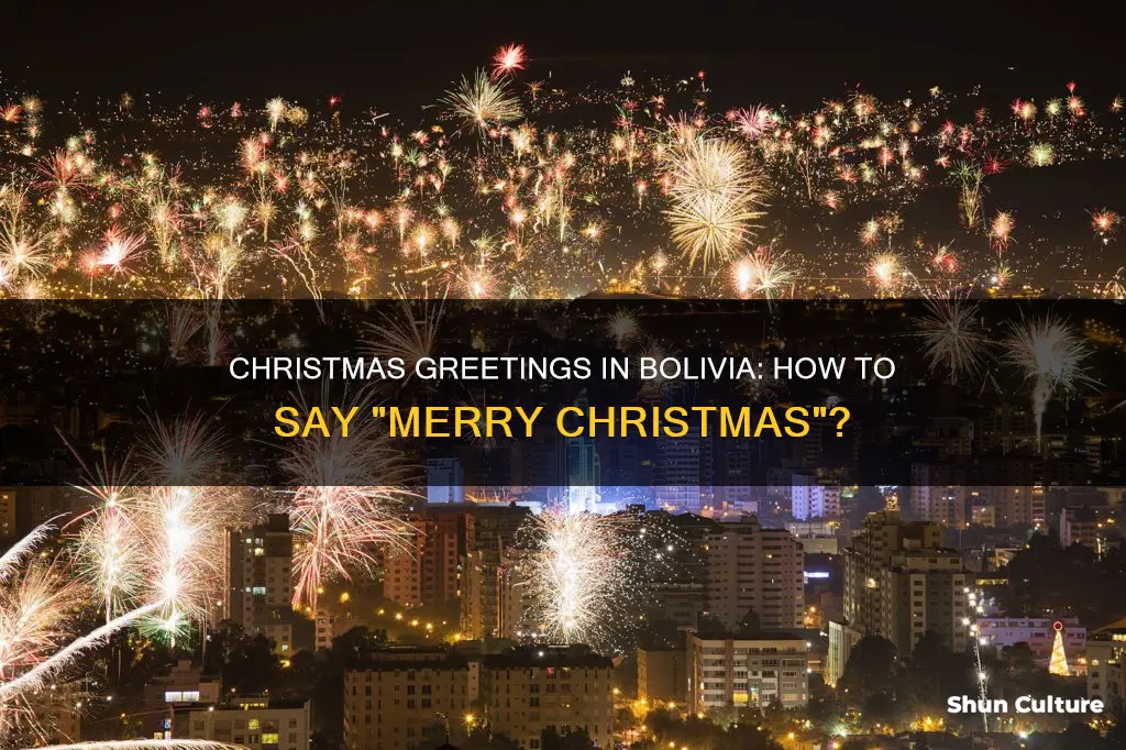 how do they say merry christmas in bolivia