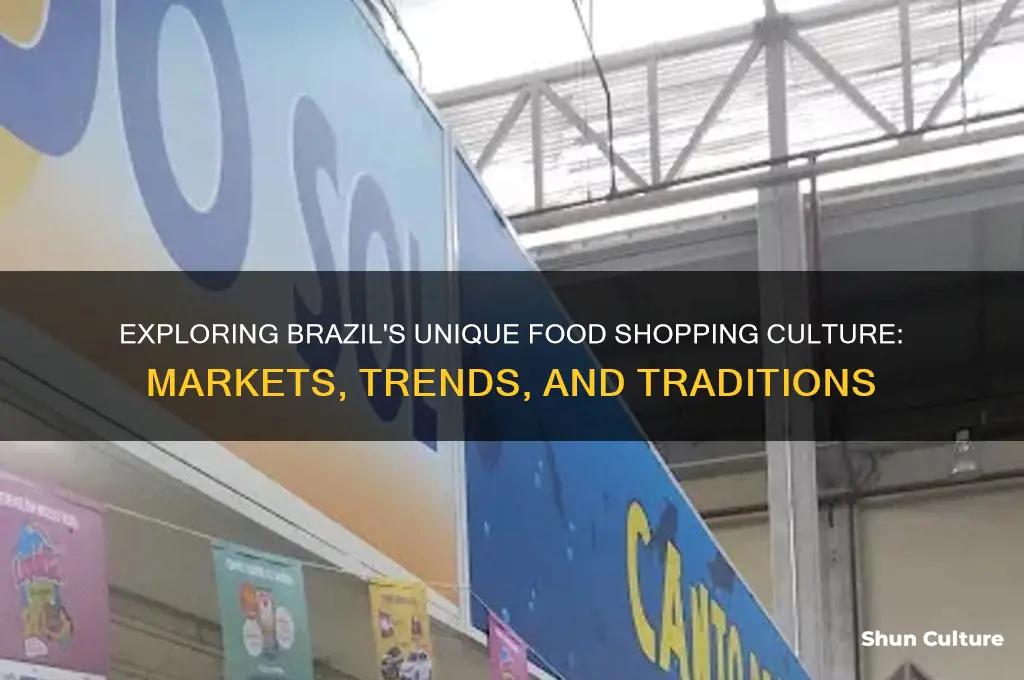 how do they shop for food in brazil