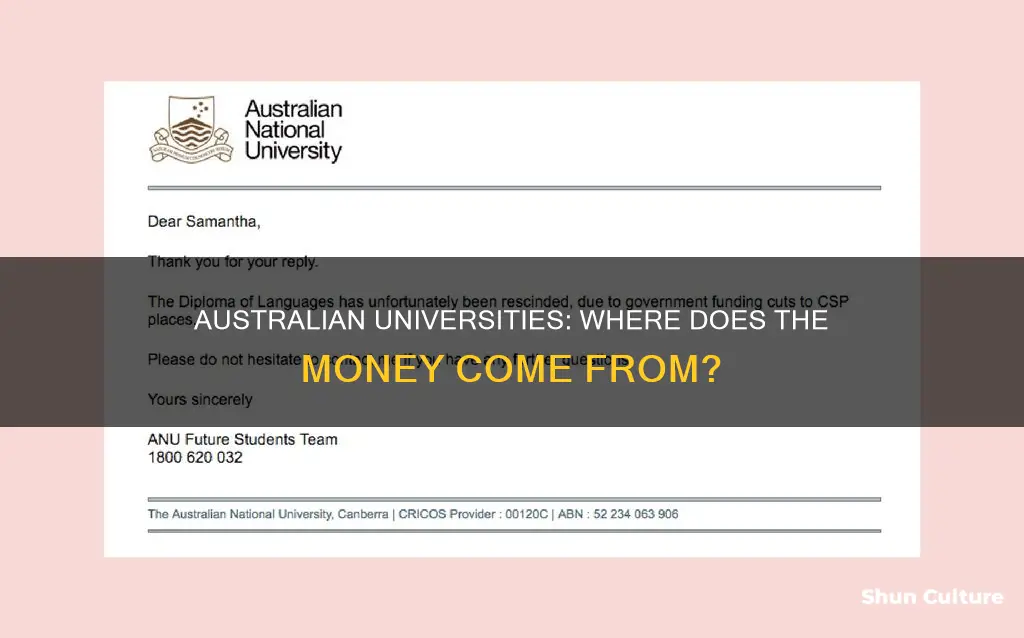 how do universities make money australia
