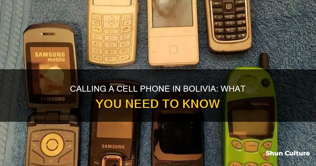 how do you call a cell phone in bolivia