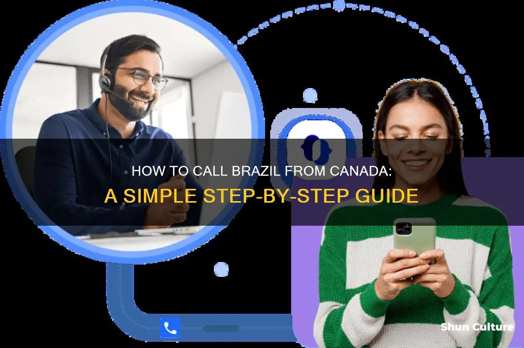 how do you call brazil from canada