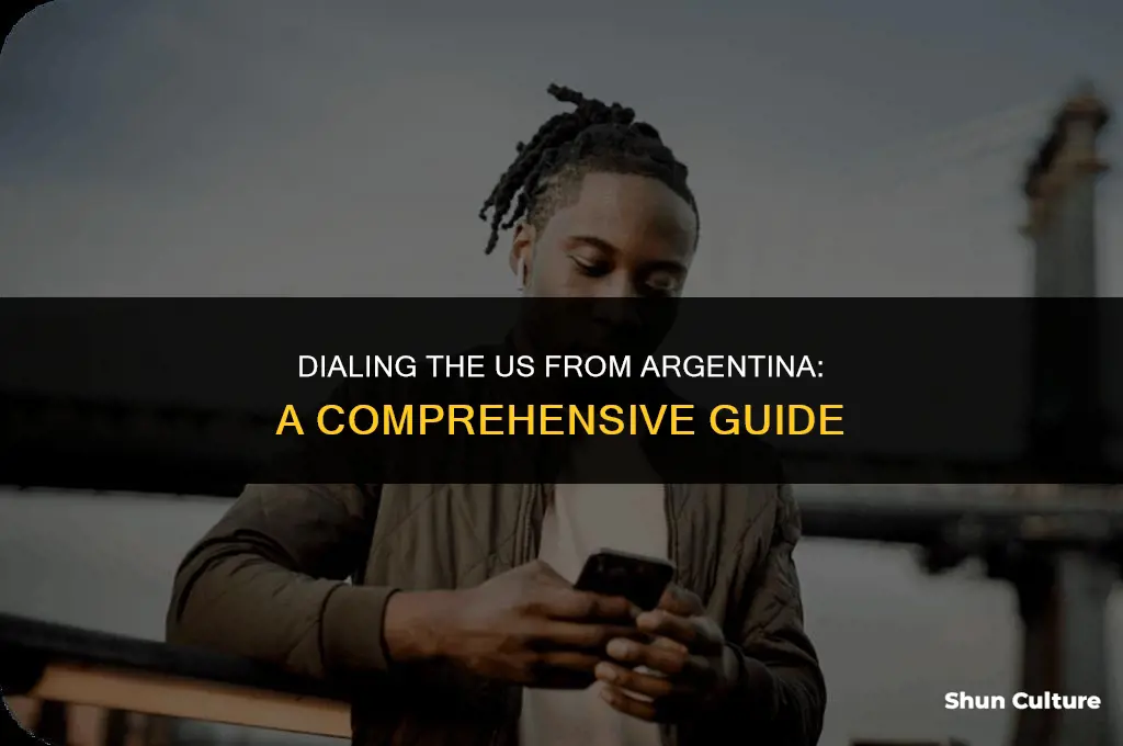 how do you call the us from argentina