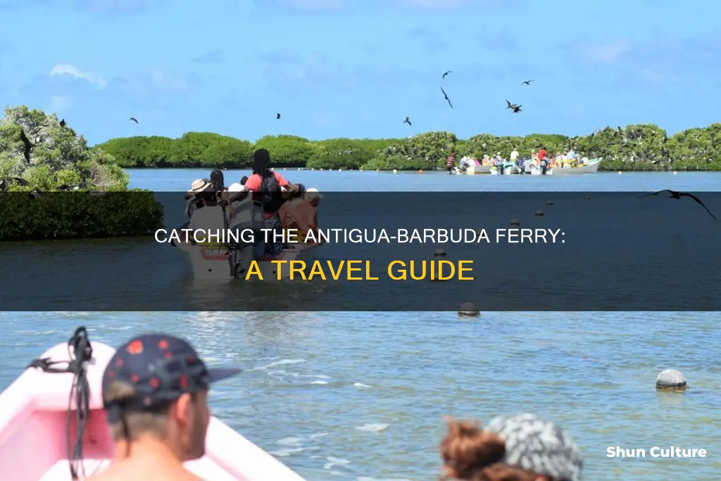 how do you catch the ferry from antigua to barbuda