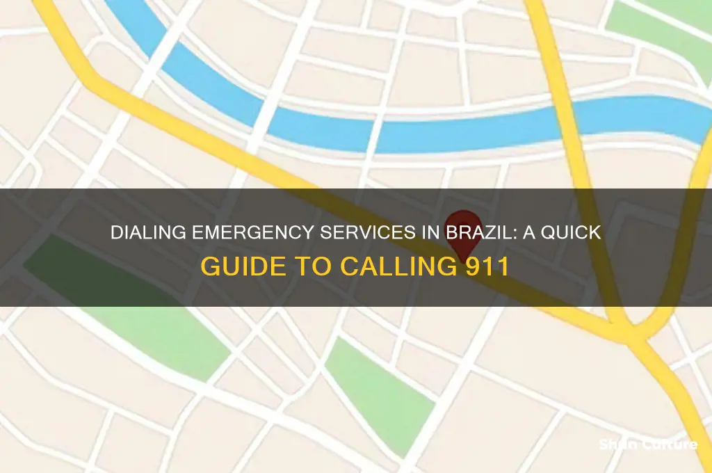 how do you dial 911 in brazil