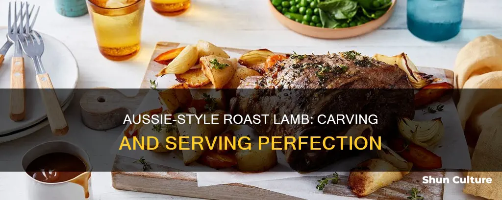 how do you eat roast lamb in australia