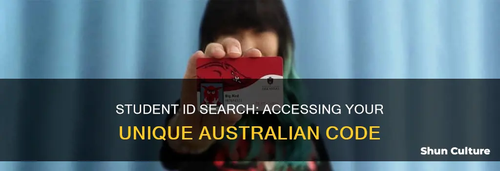 how do you find out your student id number australia