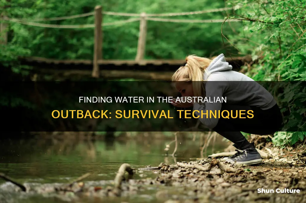 how do you find water in the australian outback
