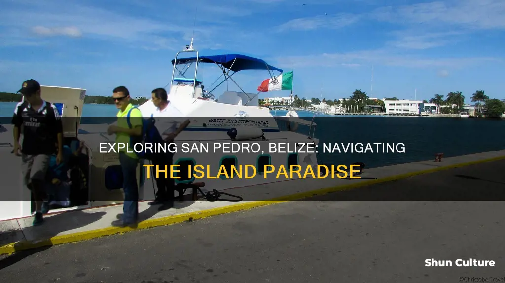 how do you get around in san pedro belize