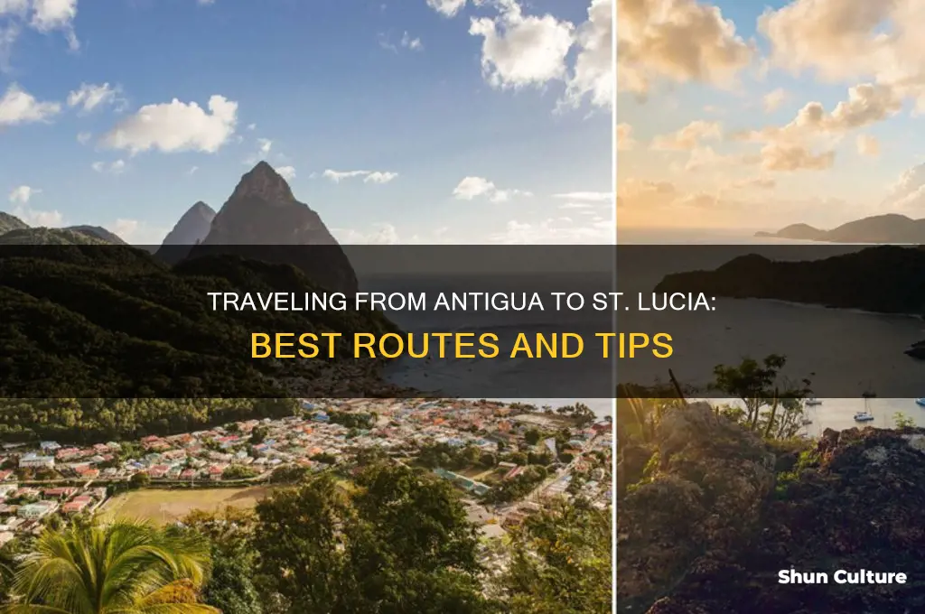 how do you get from antigua to st lucia
