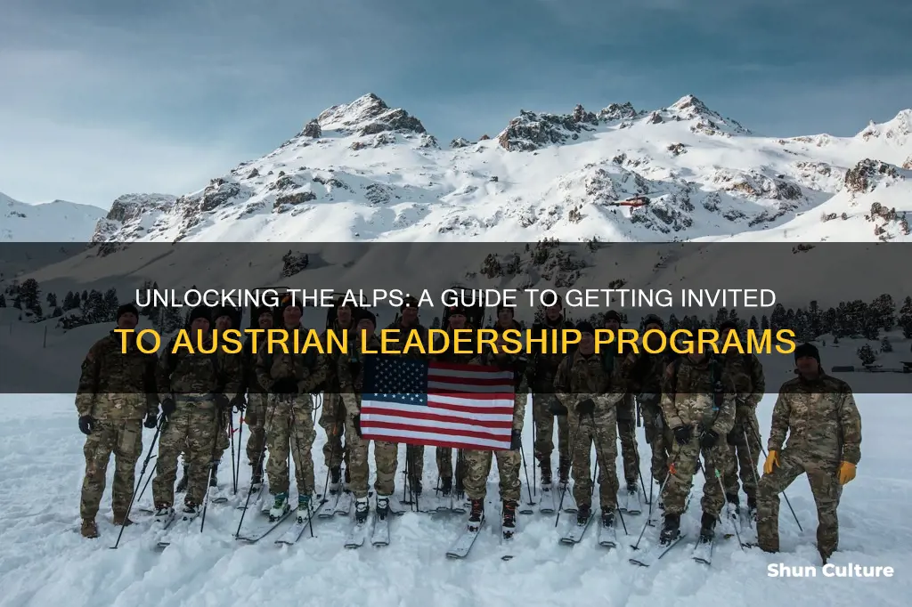 how do you get invited to alps austrian leadership programs