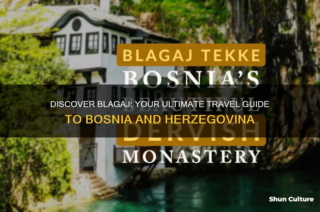 how do you get to blagaj bosnia and herzegovina