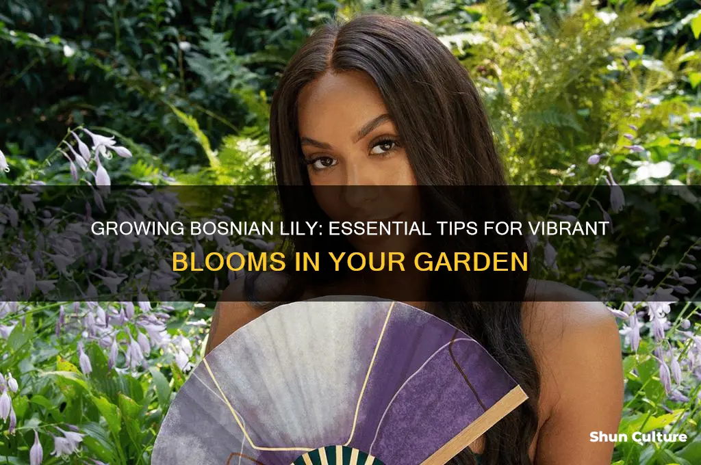 how do you grow bosnian lily