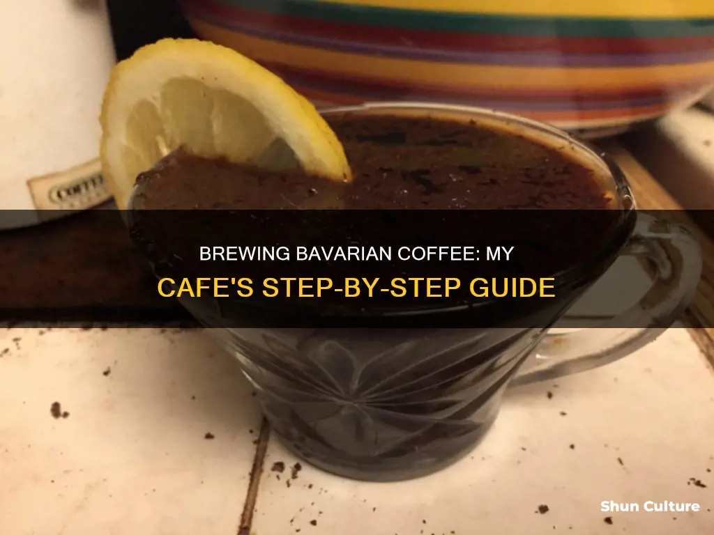 how do you make bavarian coffee on my cafe