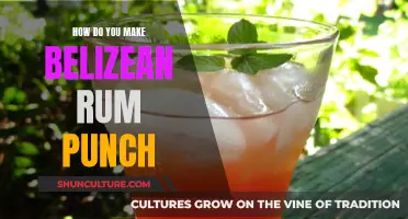 The Art of Mixing: Crafting the Perfect Belizean Rum Punch