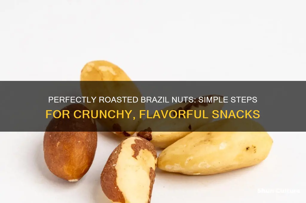 how do you roast brazil nuts