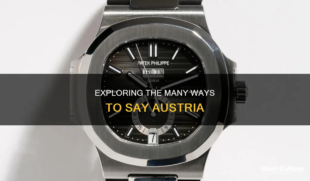 how do you say austria