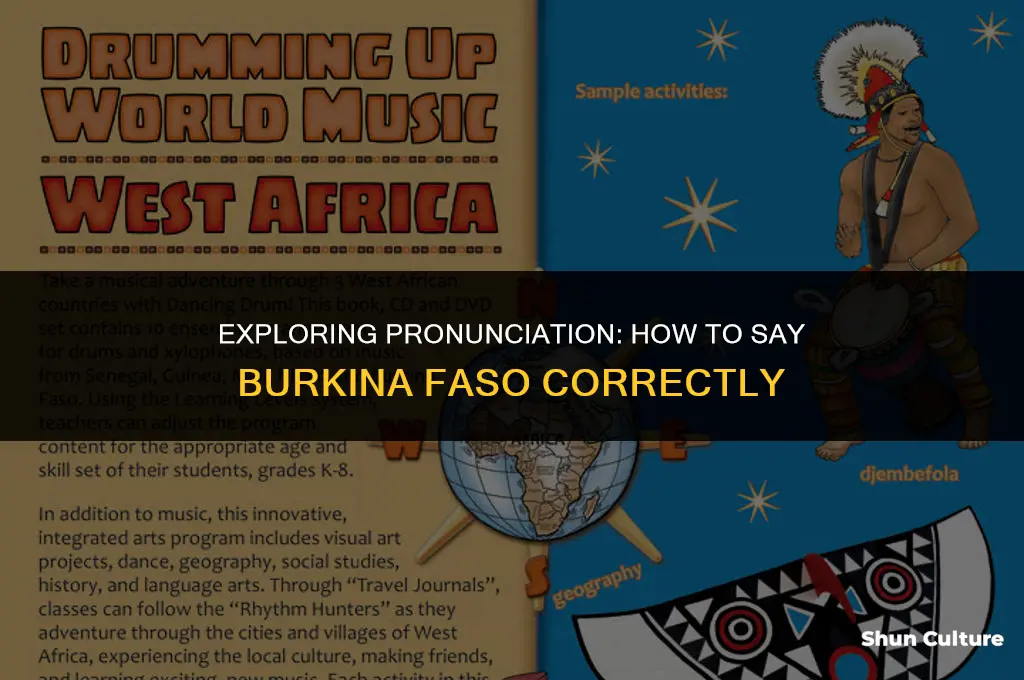 how do you say burkina faso