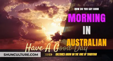 Aussie Greetings: Saying "Good Morning" Down Under