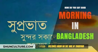 Greeting the Day: How to Say Good Morning in Bangladesh
