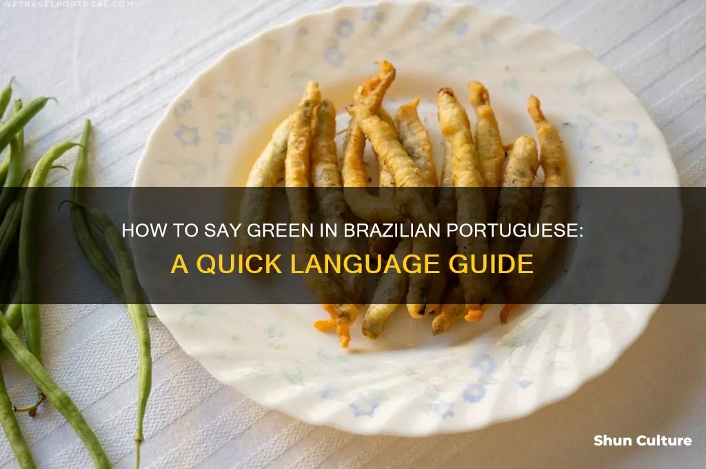 how do you say green in brazil