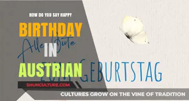 Celebrating Birthdays: A Guide to Saying 'Happy Birthday' in Austrian