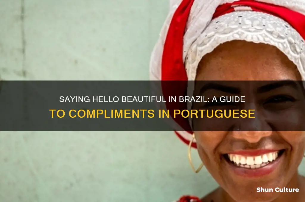 how do you say hello beautiful in brazil