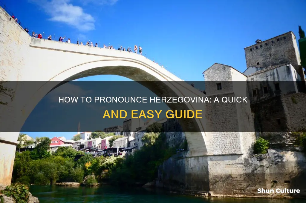 how do you say herzegovina