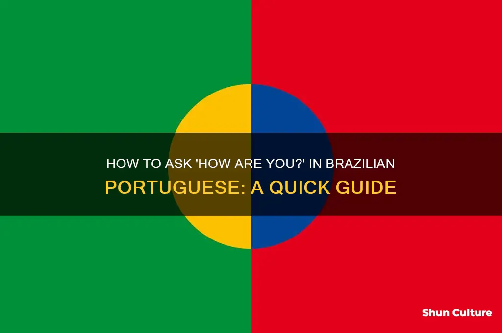 how do you say how you are doing in brazil